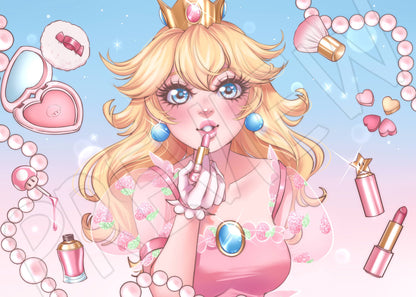 Peach, Daisy & Rosa Makeup Prints