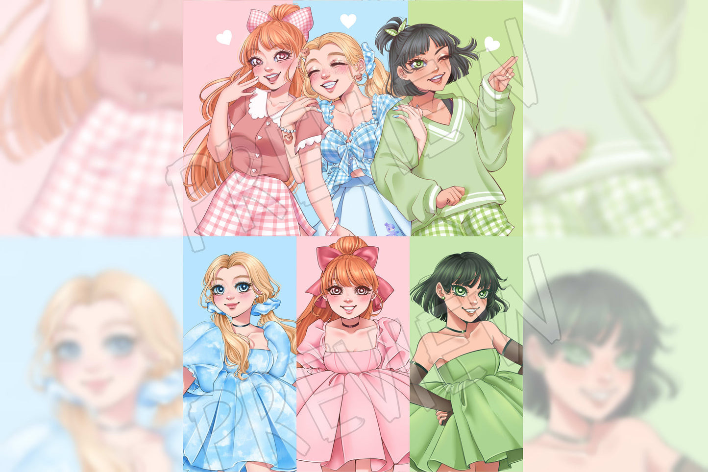 Cute Powerful Girls Prints