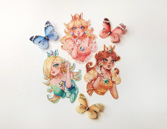 Peach, Daisy & Rosa Makeup Stickers