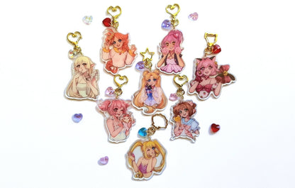 Magical Girl Acrylic Keychains