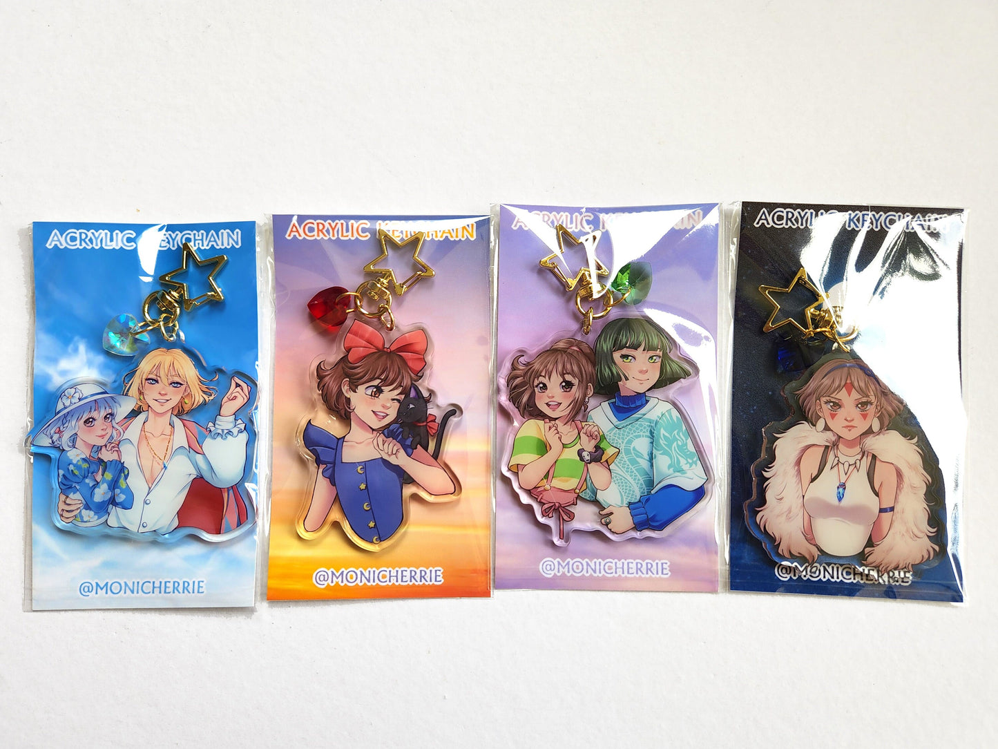 Fantasy Animation Movies Acrylic Keychains