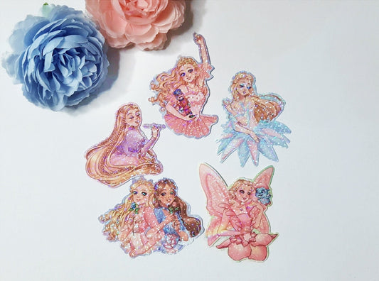 Doll Princess and Fairy Movie Stickers