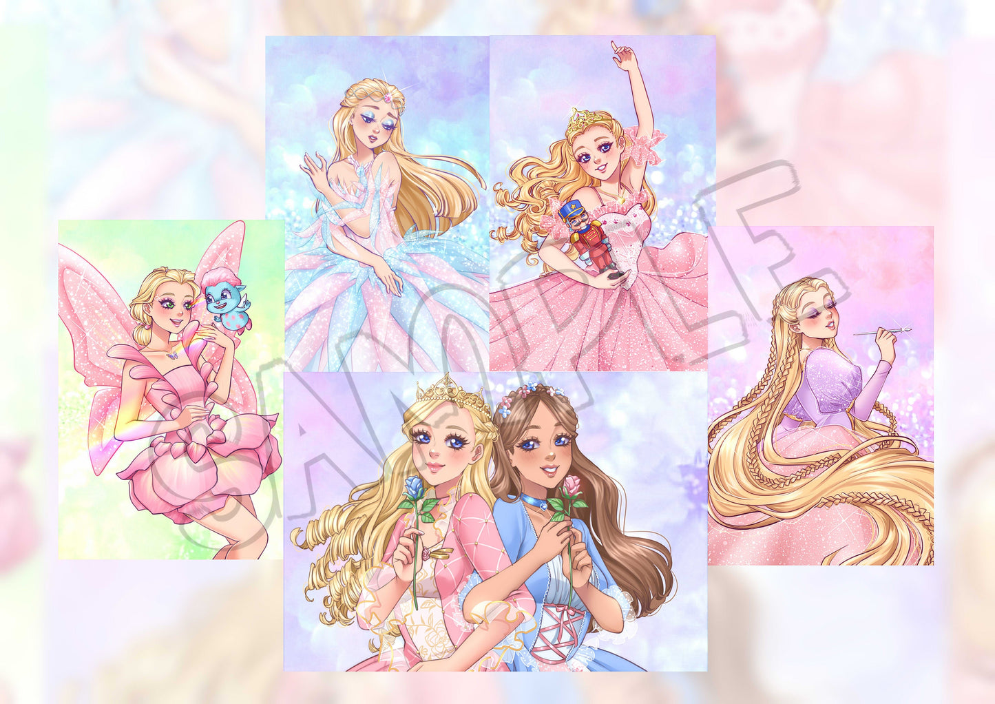 Doll Princess and Fairy Movie Prints