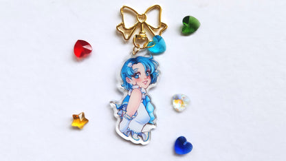 Sailor Scouts Glittery Bishoujo Keychain