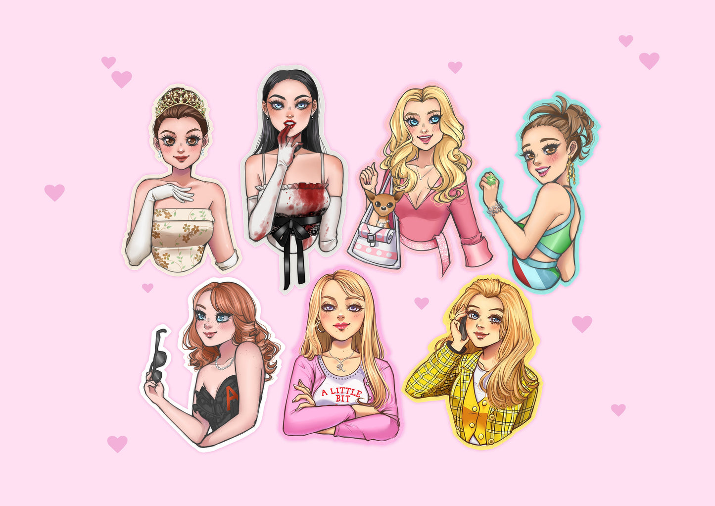 Chick Flick Stickers