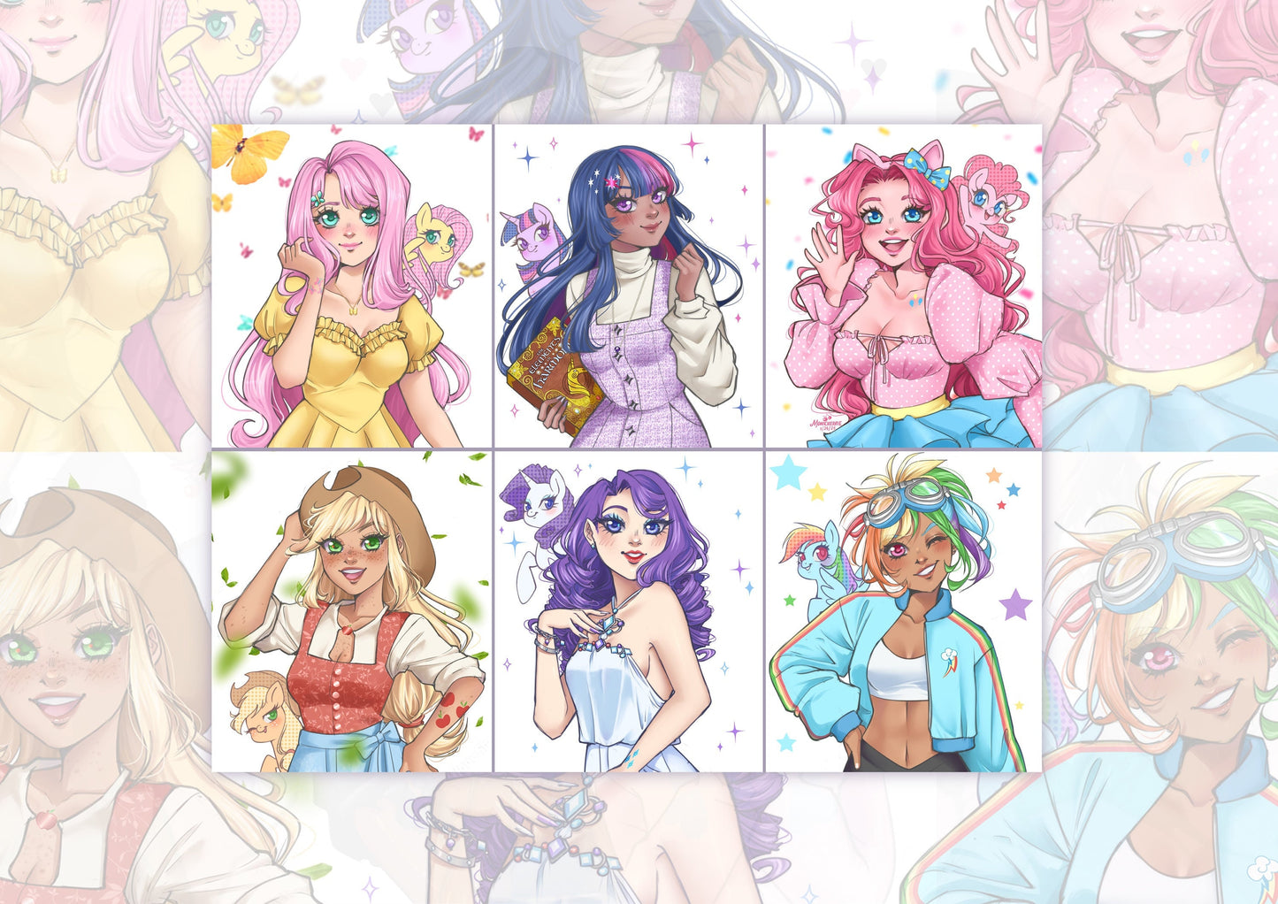 Pony Girls Anime Bishoujo  Prints