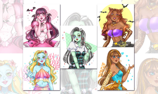 Monster Girls Prints