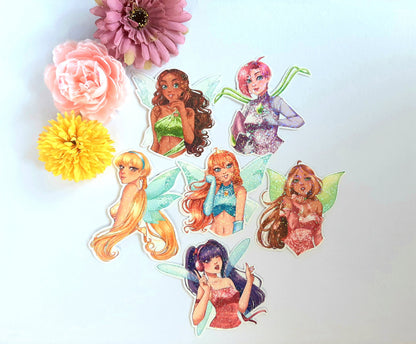 Magic Fairies Holographic Stickers