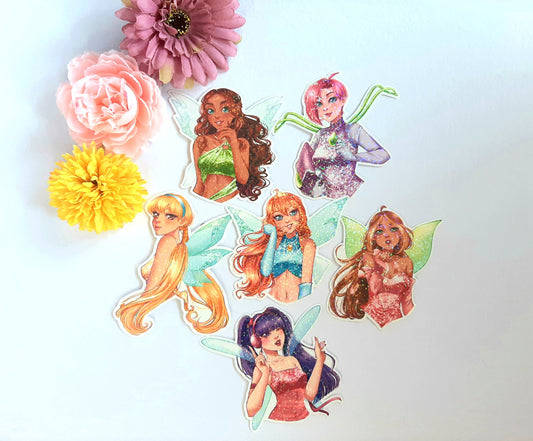 Magic Fairies Holographic Stickers