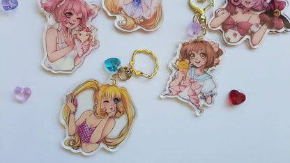 Magical Girl Acrylic Keychains