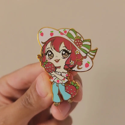 Fruit Girls Enamel Pins