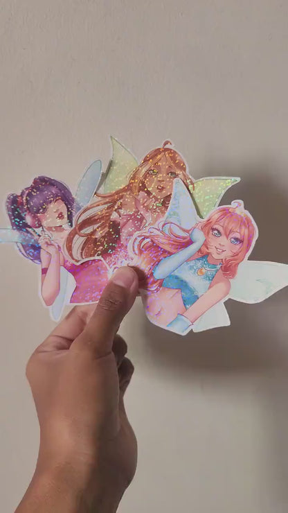 Magic Fairies Holographic Stickers