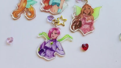 Fairies Acrylic Keychains